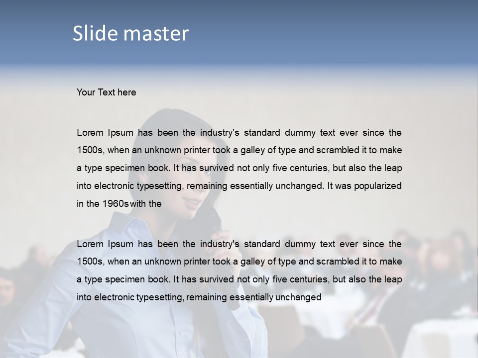 Lecturer Equipment Speaker PowerPoint Template