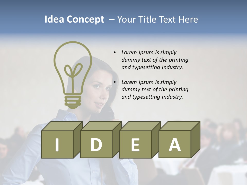 Lecturer Equipment Speaker PowerPoint Template