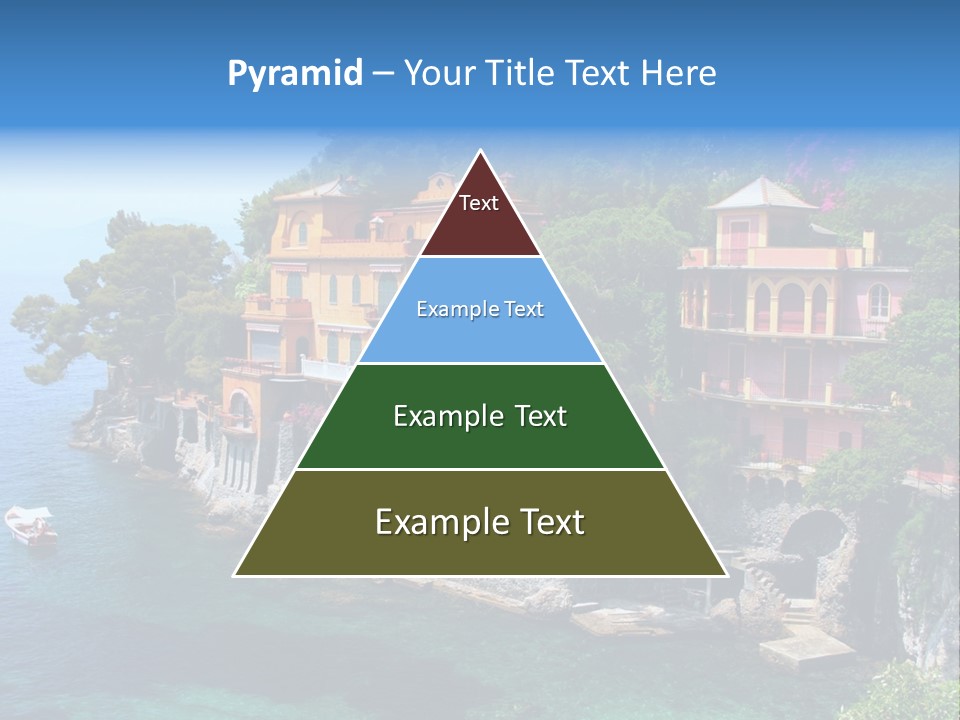 Vacation Beach House Tuscan Villa PowerPoint Template