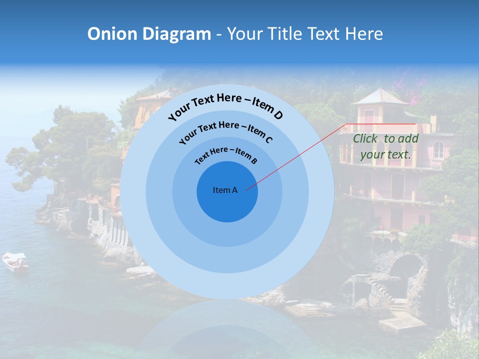 Vacation Beach House Tuscan Villa PowerPoint Template