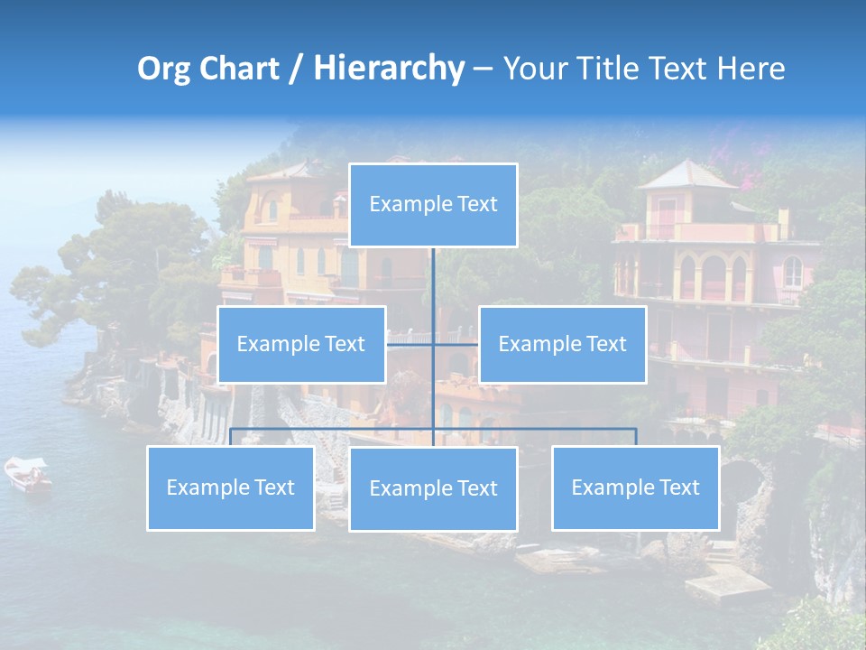 Vacation Beach House Tuscan Villa PowerPoint Template