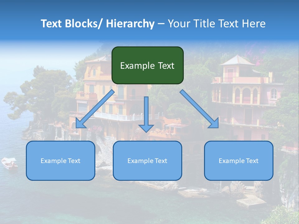 Vacation Beach House Tuscan Villa PowerPoint Template