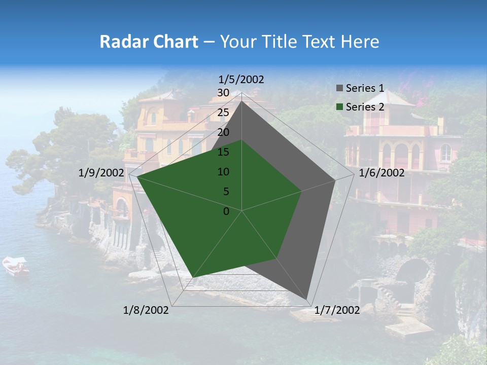 Vacation Beach House Tuscan Villa PowerPoint Template