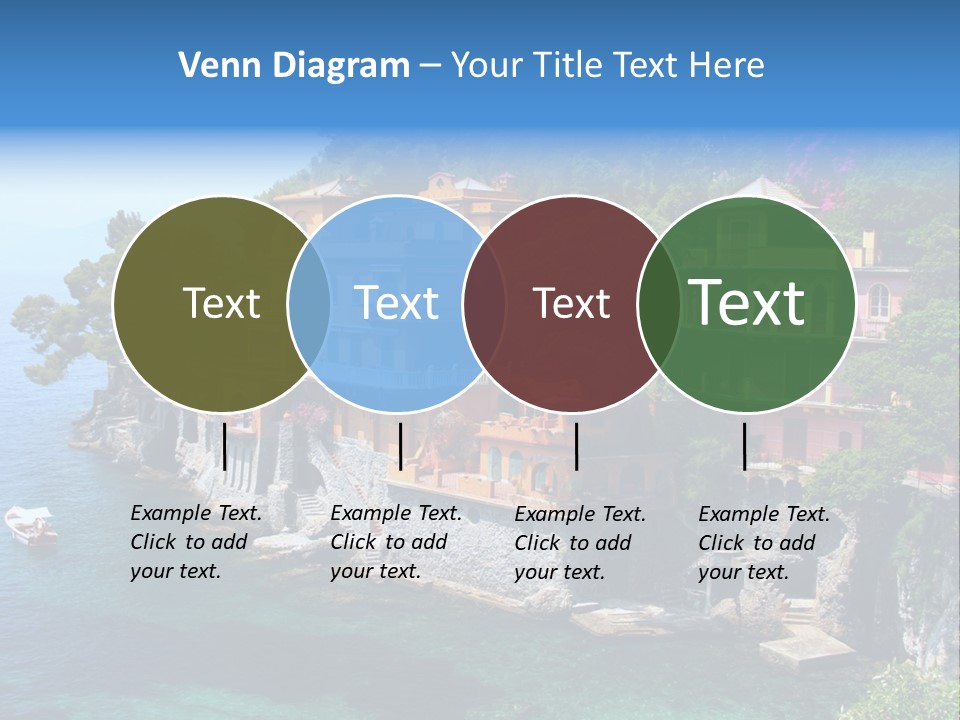 Vacation Beach House Tuscan Villa PowerPoint Template