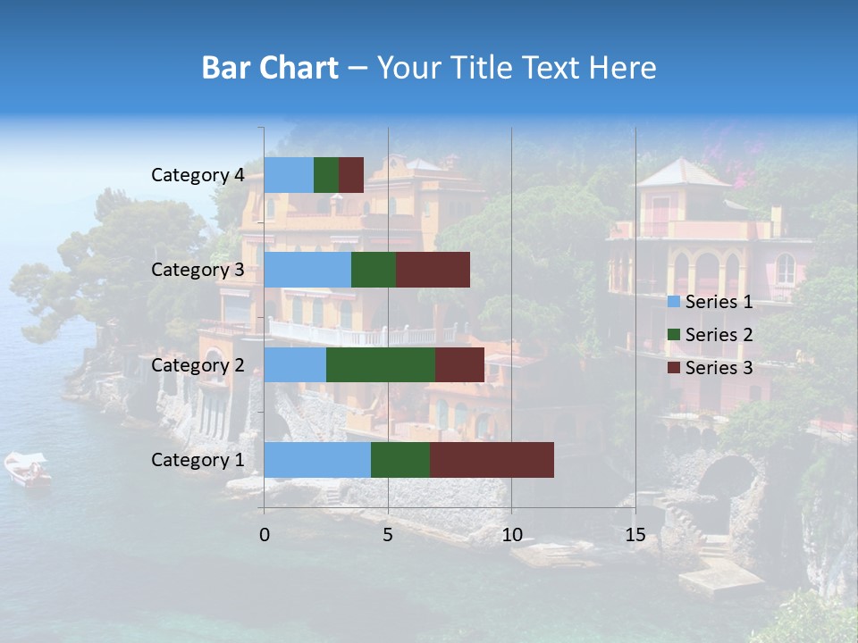 Vacation Beach House Tuscan Villa PowerPoint Template