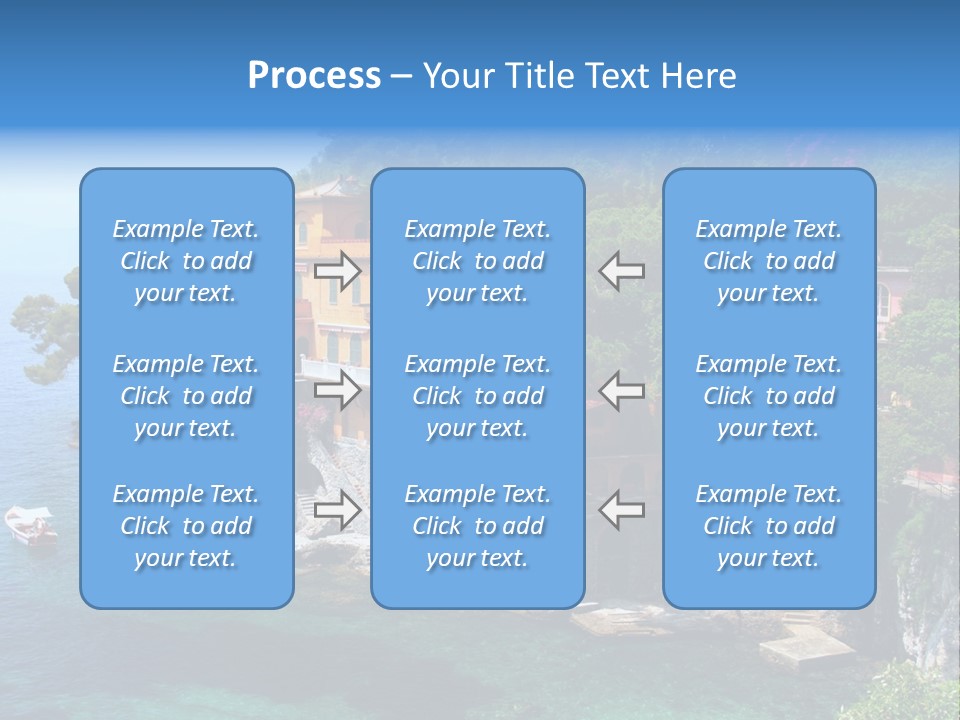 Vacation Beach House Tuscan Villa PowerPoint Template