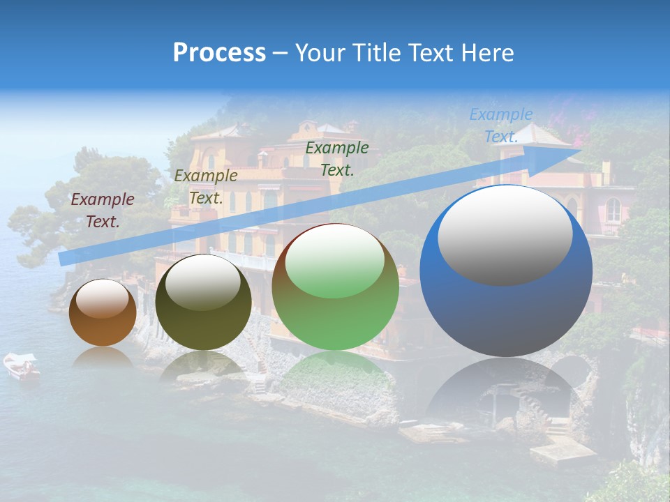 Vacation Beach House Tuscan Villa PowerPoint Template