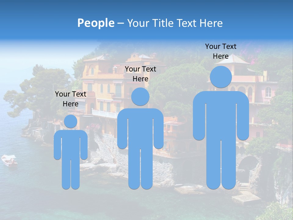 Vacation Beach House Tuscan Villa PowerPoint Template