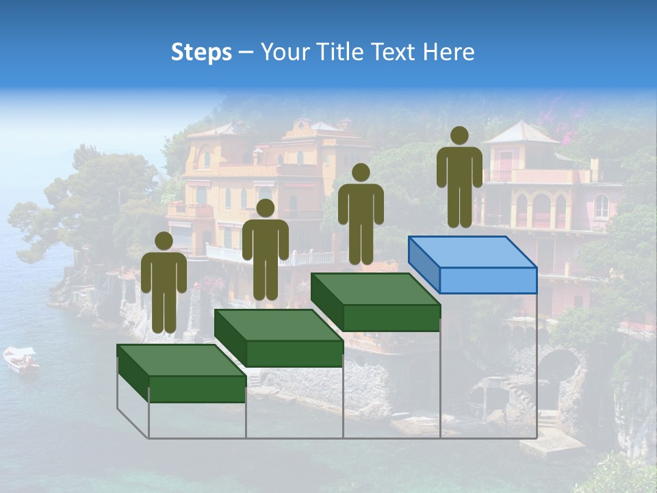 Vacation Beach House Tuscan Villa PowerPoint Template