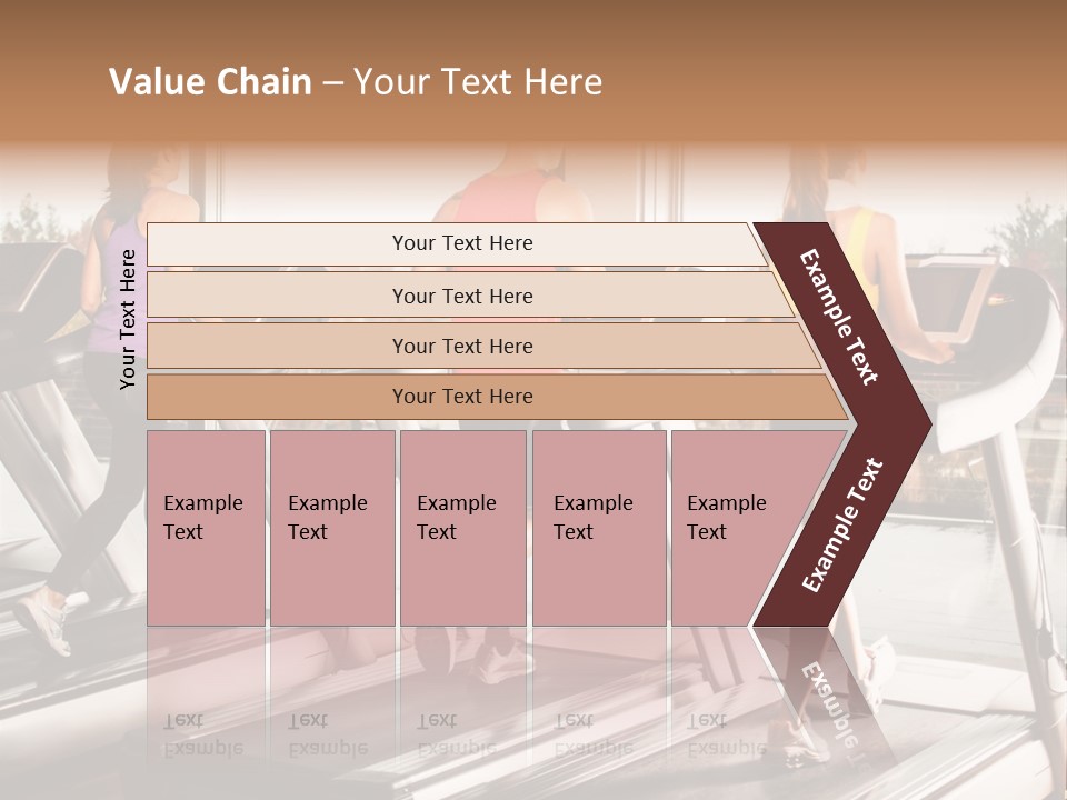 Female Person Group PowerPoint Template