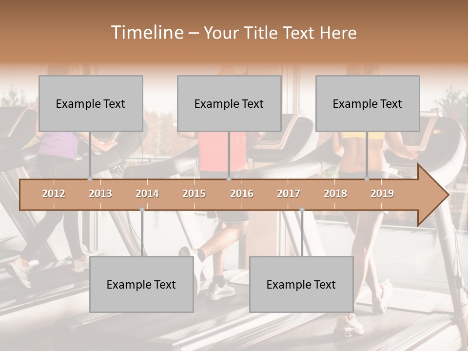 Female Person Group PowerPoint Template