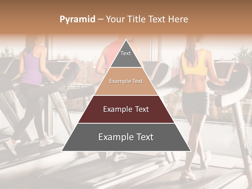 Female Person Group PowerPoint Template