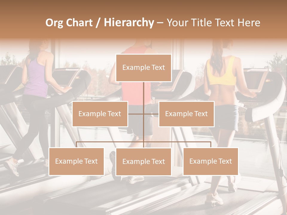 Female Person Group PowerPoint Template