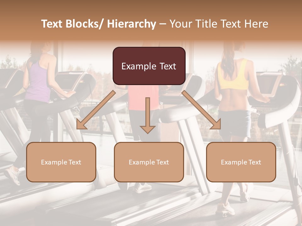 Female Person Group PowerPoint Template