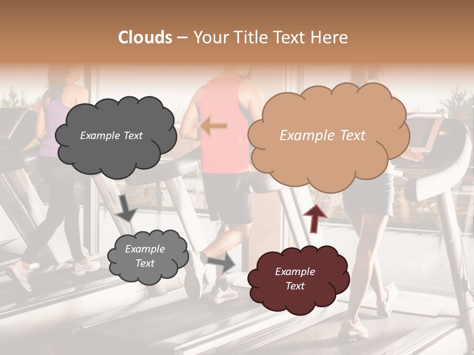 Female Person Group PowerPoint Template