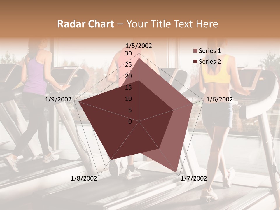 Female Person Group PowerPoint Template