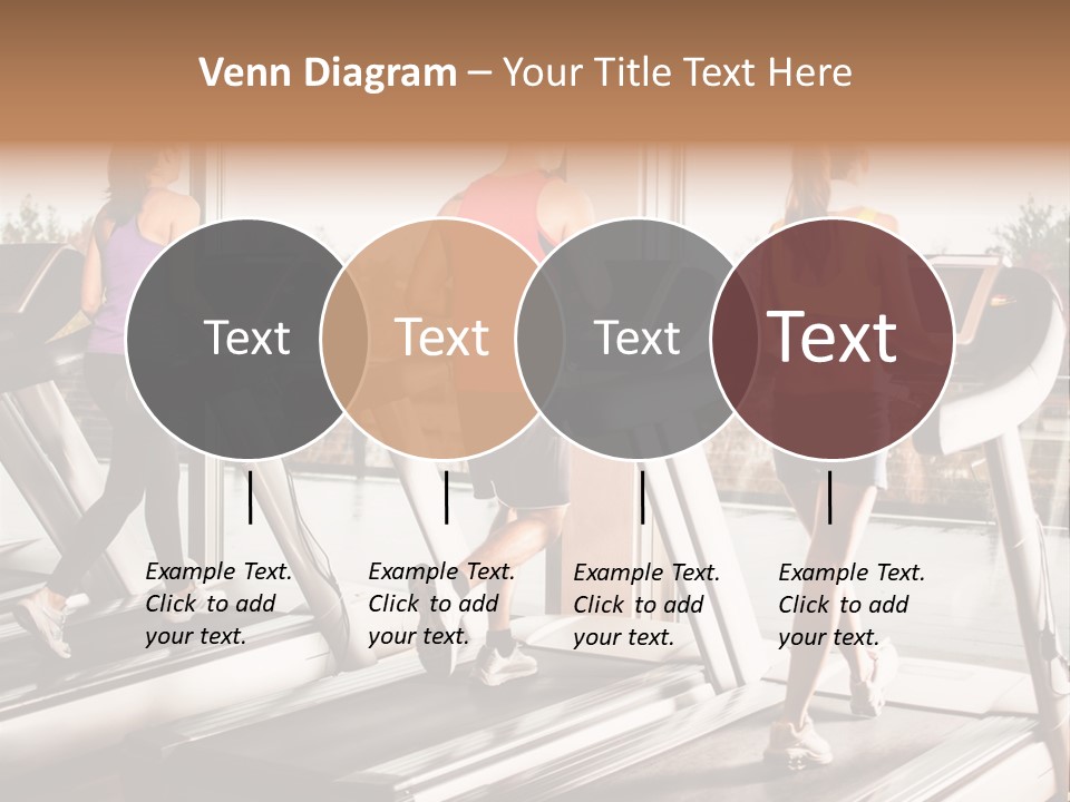 Female Person Group PowerPoint Template