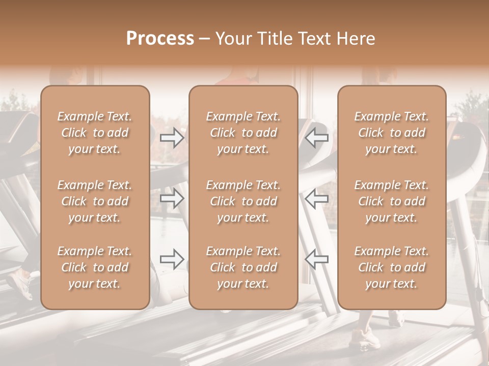 Female Person Group PowerPoint Template