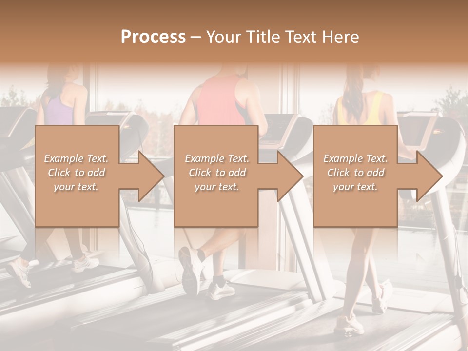 Female Person Group PowerPoint Template