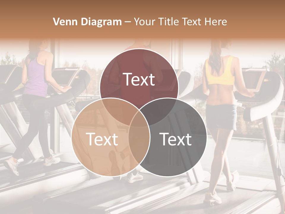 Female Person Group PowerPoint Template