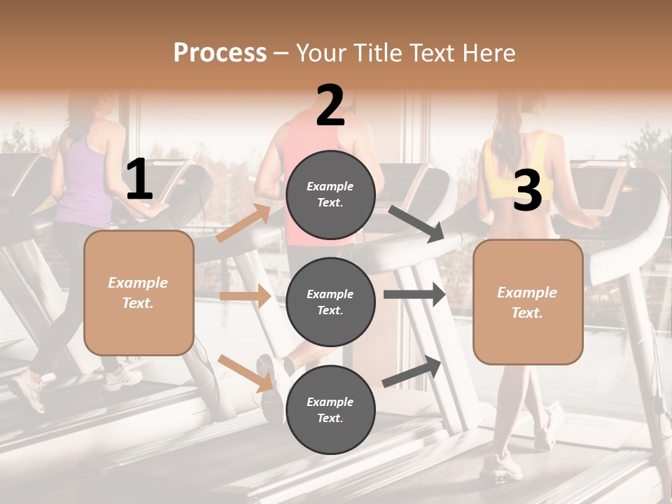 Female Person Group PowerPoint Template