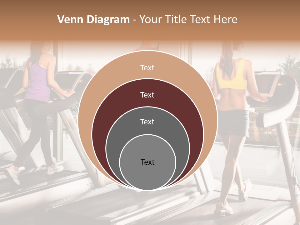 Female Person Group PowerPoint Template
