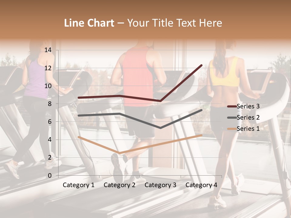 Female Person Group PowerPoint Template