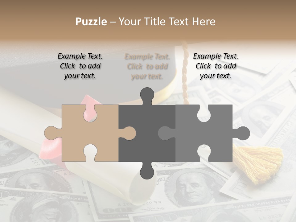 Savings Occupation Dreams PowerPoint Template