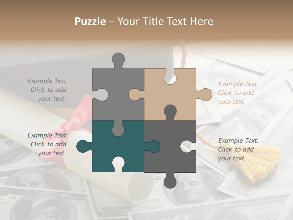 Savings Occupation Dreams PowerPoint Template