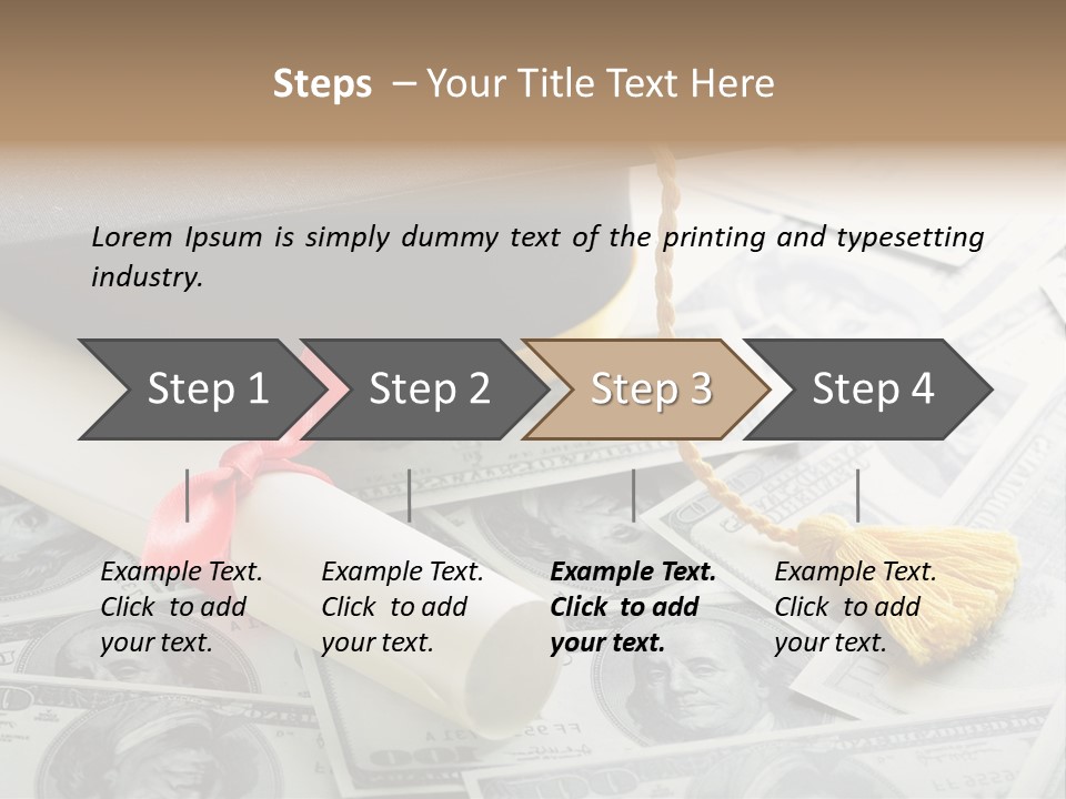 Savings Occupation Dreams PowerPoint Template