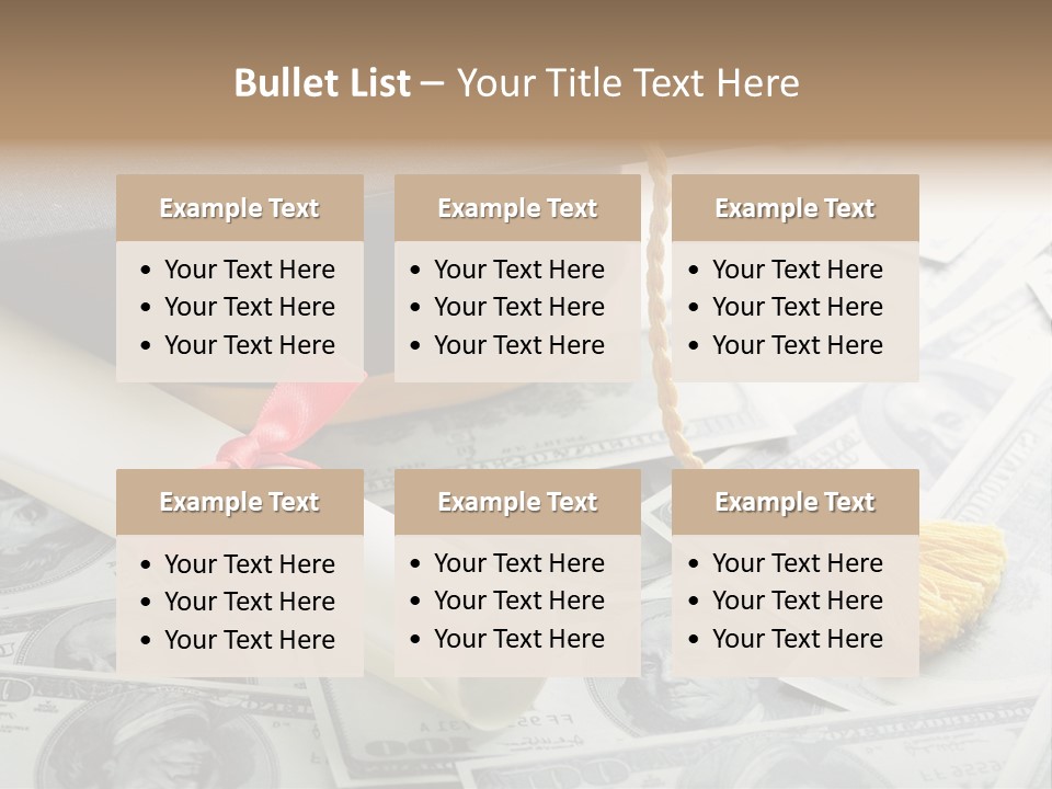 Savings Occupation Dreams PowerPoint Template