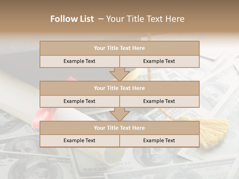 Savings Occupation Dreams PowerPoint Template
