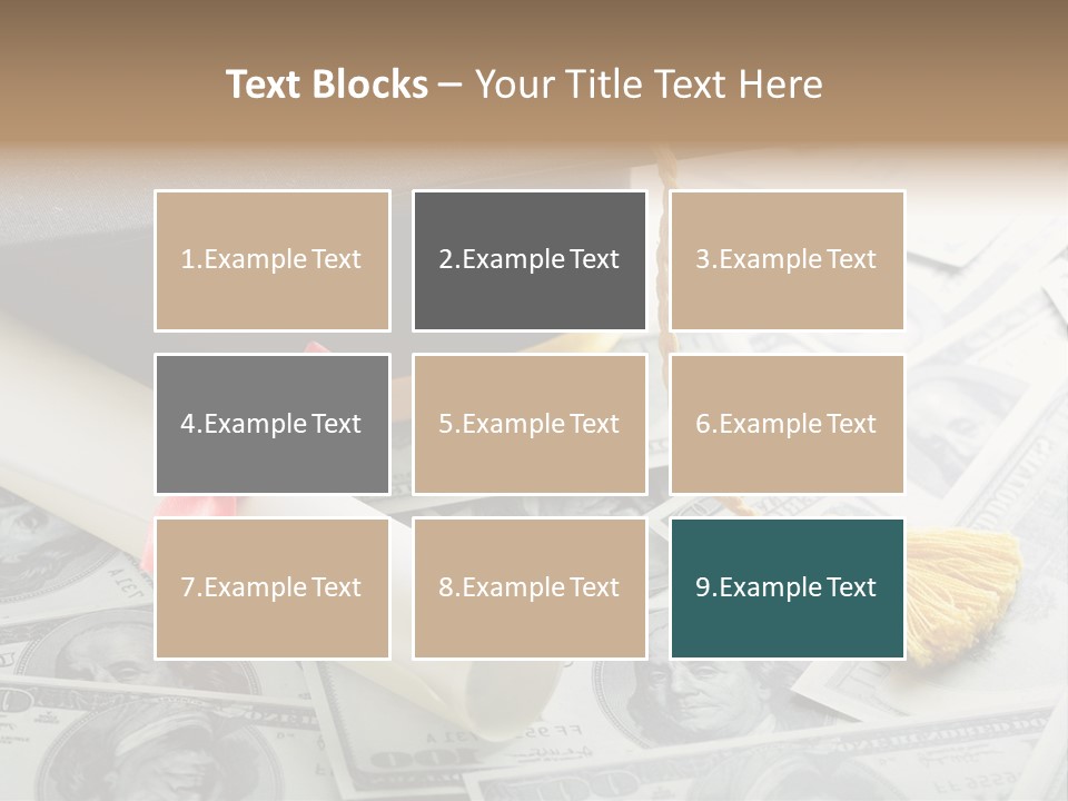 Savings Occupation Dreams PowerPoint Template