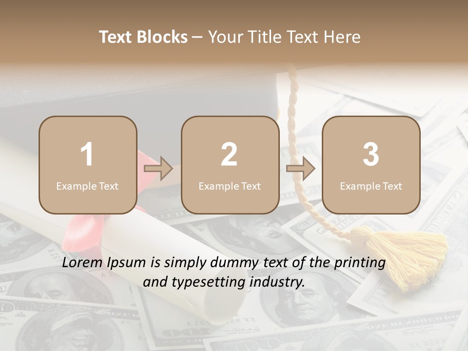 Savings Occupation Dreams PowerPoint Template