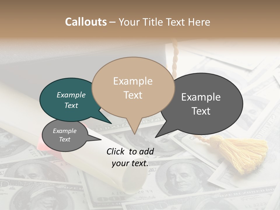 Savings Occupation Dreams PowerPoint Template