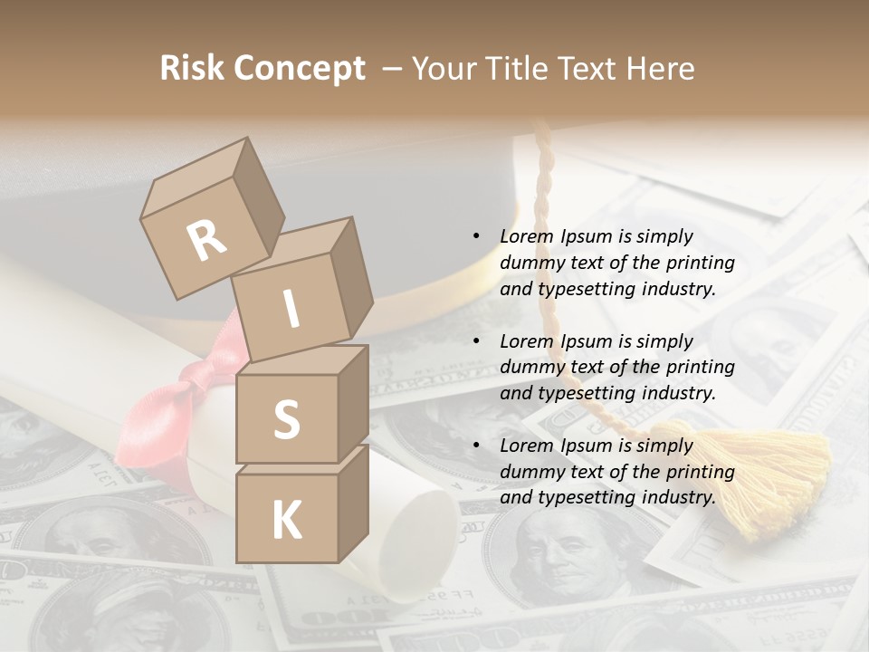 Savings Occupation Dreams PowerPoint Template