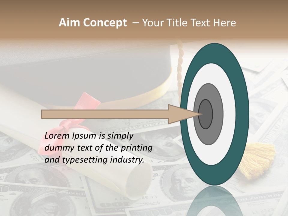 Savings Occupation Dreams PowerPoint Template