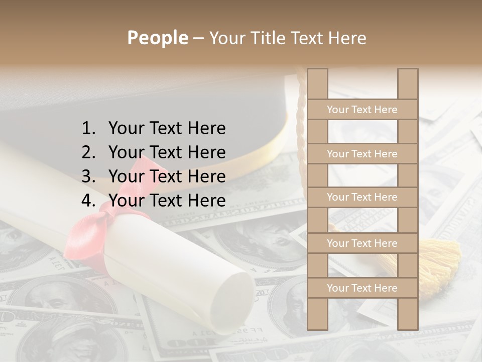 Savings Occupation Dreams PowerPoint Template