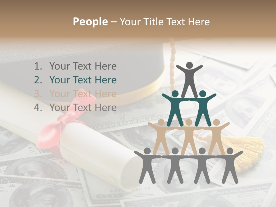 Savings Occupation Dreams PowerPoint Template