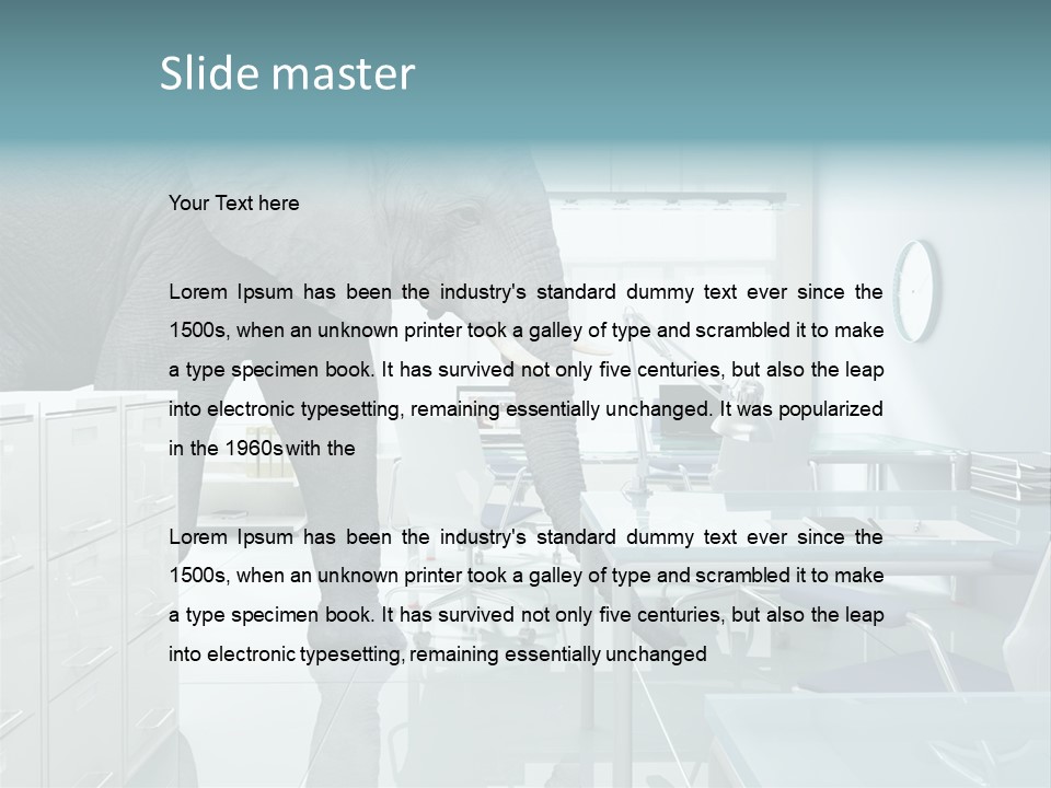 Problem Idiom Workplace PowerPoint Template