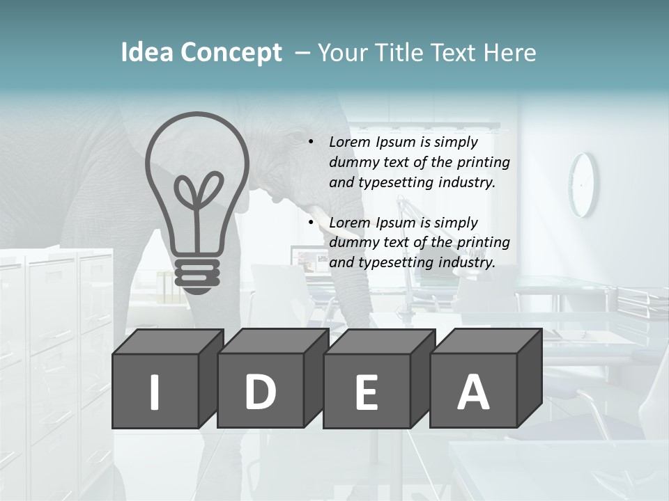 Problem Idiom Workplace PowerPoint Template
