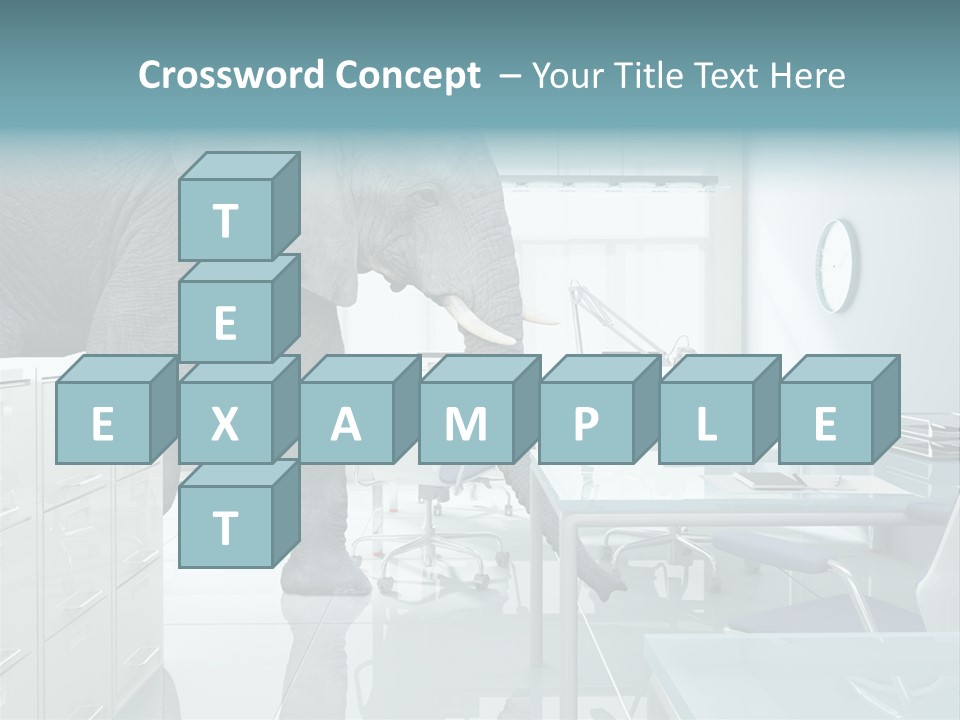 Problem Idiom Workplace PowerPoint Template