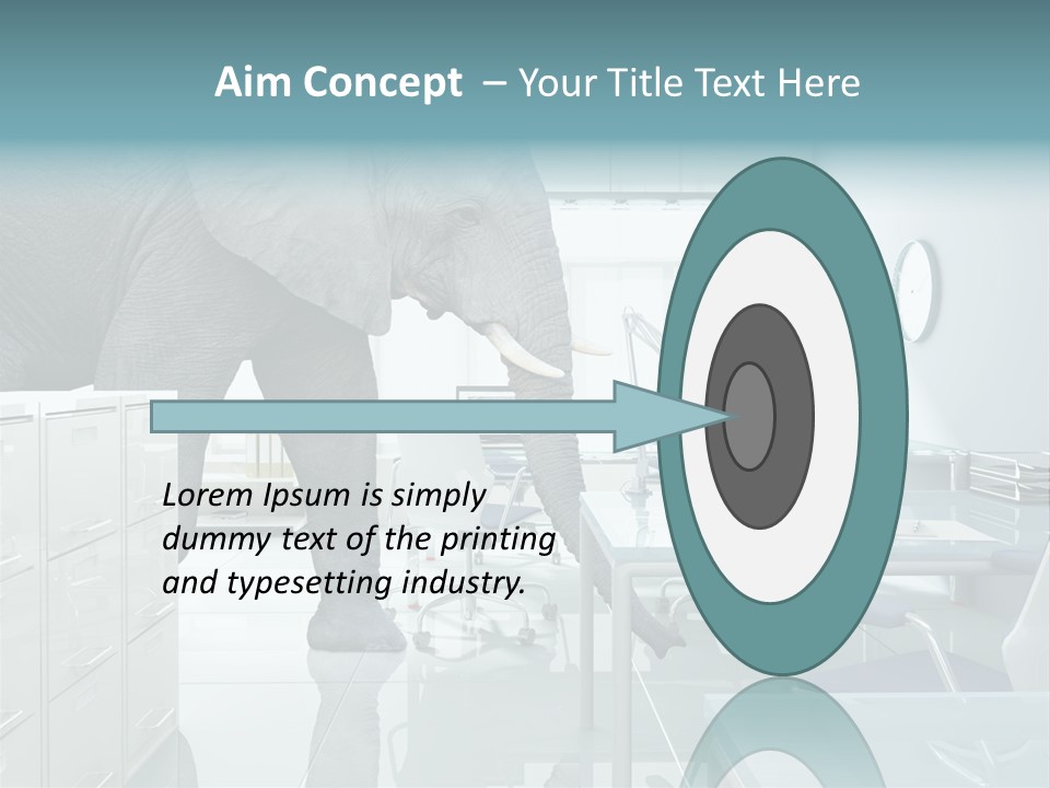 Problem Idiom Workplace PowerPoint Template