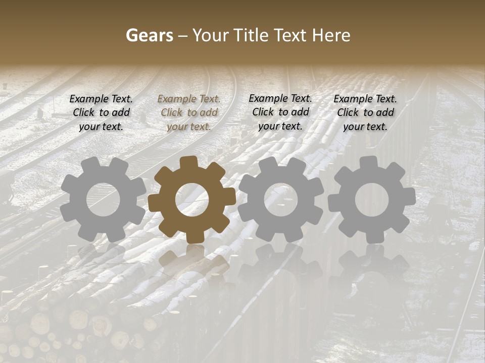 Transport Freight Industry PowerPoint Template