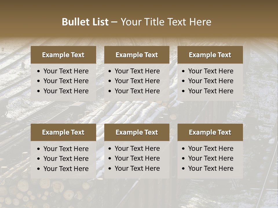 Transport Freight Industry PowerPoint Template