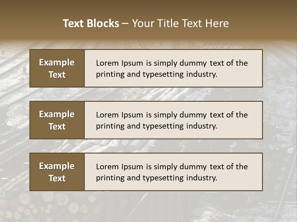 Transport Freight Industry PowerPoint Template