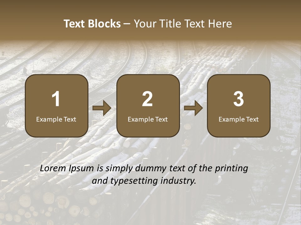 Transport Freight Industry PowerPoint Template