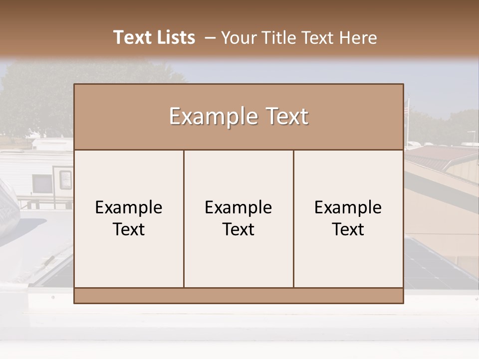 A Solar Panel On The Roof Of A House PowerPoint Template