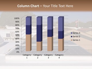 A Solar Panel On The Roof Of A House PowerPoint Template