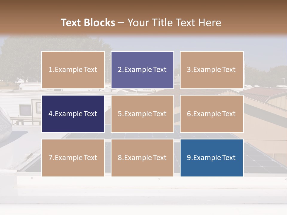A Solar Panel On The Roof Of A House PowerPoint Template